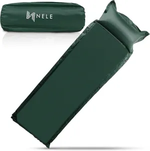 NELE Self Inflating Sleeping Pad 2inch Lifestyle Pad (Dark Green)