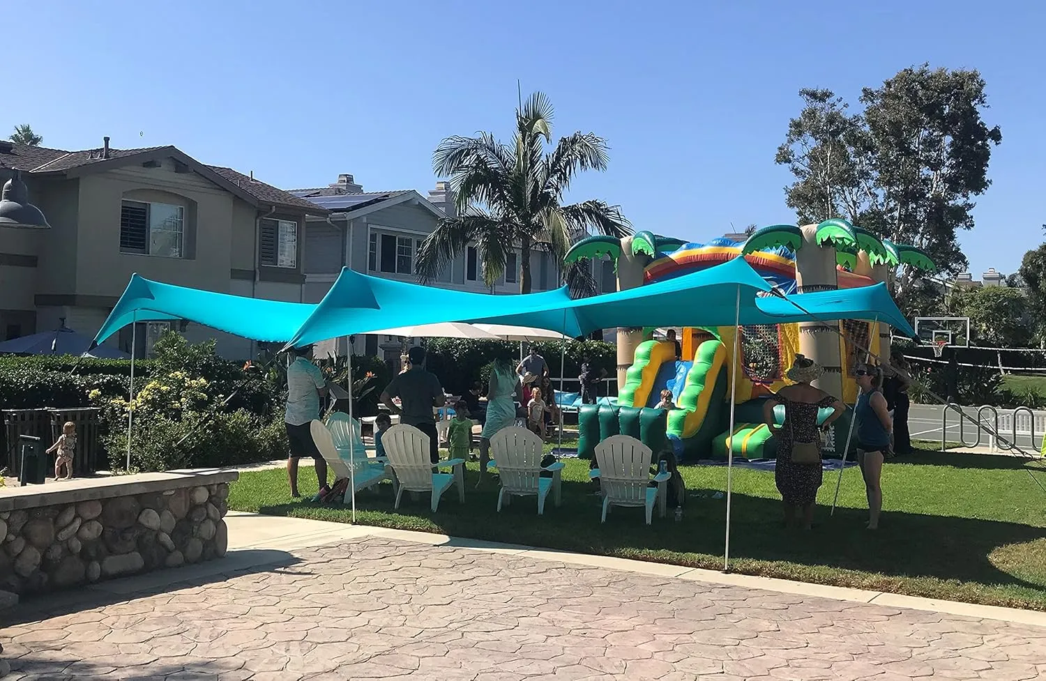 Neso Party Tent, 8 Ft Height, 11X22 Ft, 23 Pounds, Canopy Event Tent for On and Off The Beach