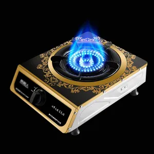 New Gas Cooker Gas hob Portable Camping Gas Cooker Stove | Table-Top Cooking | 4200W | Propane/Natural Gas Cooker Gas Stove LPG/NG Dual Fuel Easy to Clean [Energy Class A] (Color : C) (C)