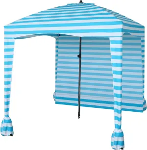 Nice C Beach Shelter, Beach Umbrellas for Sand, Beach Cabana Tent, Beach Canopy, Beach Tent, Sun Shade Canopy, Beach Cabana, Portable 6’x 6’with Detachable Wall, Ultimate Sun Umbrella, Sun Shelter