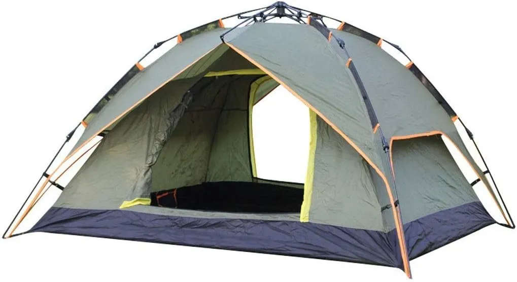 NIEH Camping Tent 3-4 Person [Quick Setup] 3 Season Family Beach Tent Protection with Carry Bag