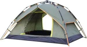 NIEH Camping Tent 3-4 Person [Quick Setup] 3 Season Family Beach Tent Protection with Carry Bag