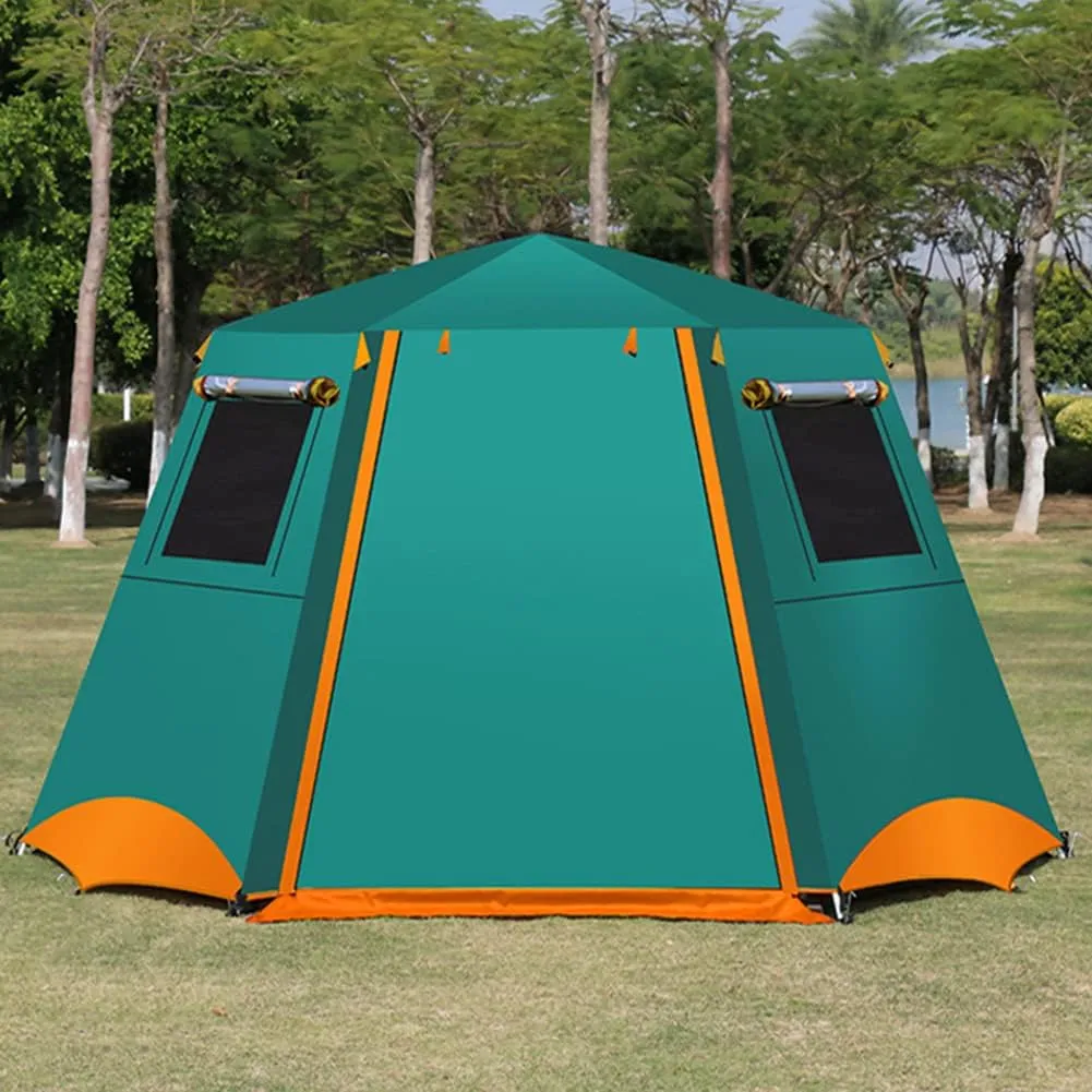 NIEH Tent 2/3-4 Person Waterproof Windproof Camping Hiking Tent Portable Anti-UV Tent Outdoor Automatic Tents Family Speed by Tent Outdoor