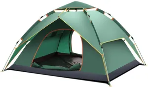 NIEH Tent Camping Automatic Immediate Pop Up 3-4 People Family Tent Outdoor Thicken Rainproof Lightweight Dome Tent