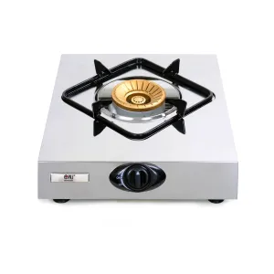 NJ NT-1 Single Burner Indoor Gas Stove Stainless Steel Natural Gas