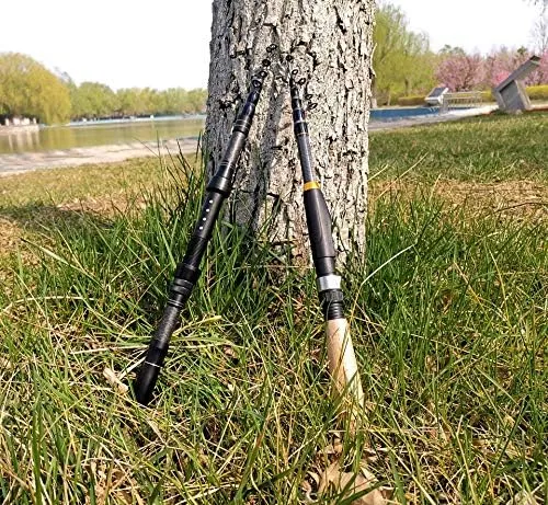 None Branded 1.8m2.1m2.4m2.7m3.0m Multifunction Spinning Rod Carbon Fishing Fish Pole Telescopic Travel Fishing Rod Ultrashort Fishing Tackle