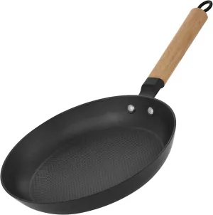 Nonstick Frying Pan 10 inch, Ceramic Cast Iron Skillet, Lightweight Pre-seasoned Cast Iron Pan with Detachable Handle, Dishwasher & Oven Safe, Free of PFAS and PFOA