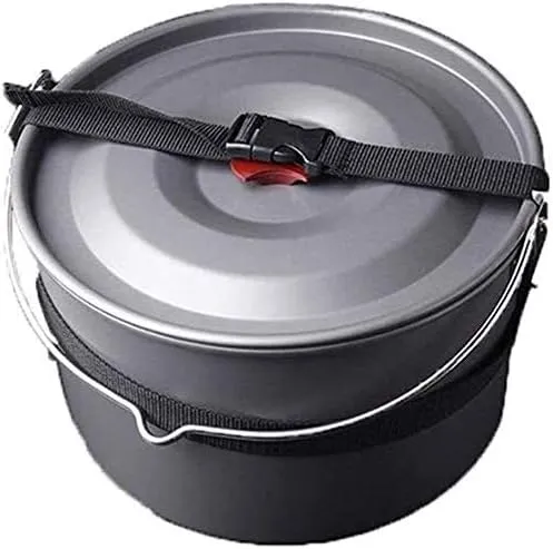 Nonstick Kitchen Cookware Set Cooking Pot Pans Set Lightweight Camping Cookware Camping Cookware Outdoor Portable Cooker Large Single Pot Large Hanging Pot 8L, Luxury Kitchenware Set