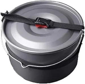 Nonstick Kitchen Cookware Set Cooking Pot Pans Set Lightweight Camping Cookware Camping Cookware Outdoor Portable Cooker Large Single Pot Large Hanging Pot 8L, Luxury Kitchenware Set