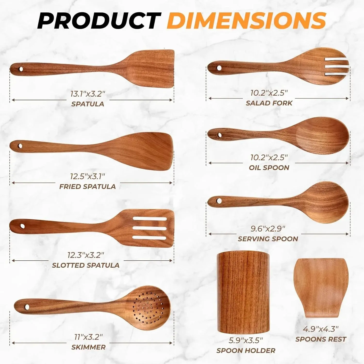 Nonstick Spatulas Wooden Safe Curated collection Best deal