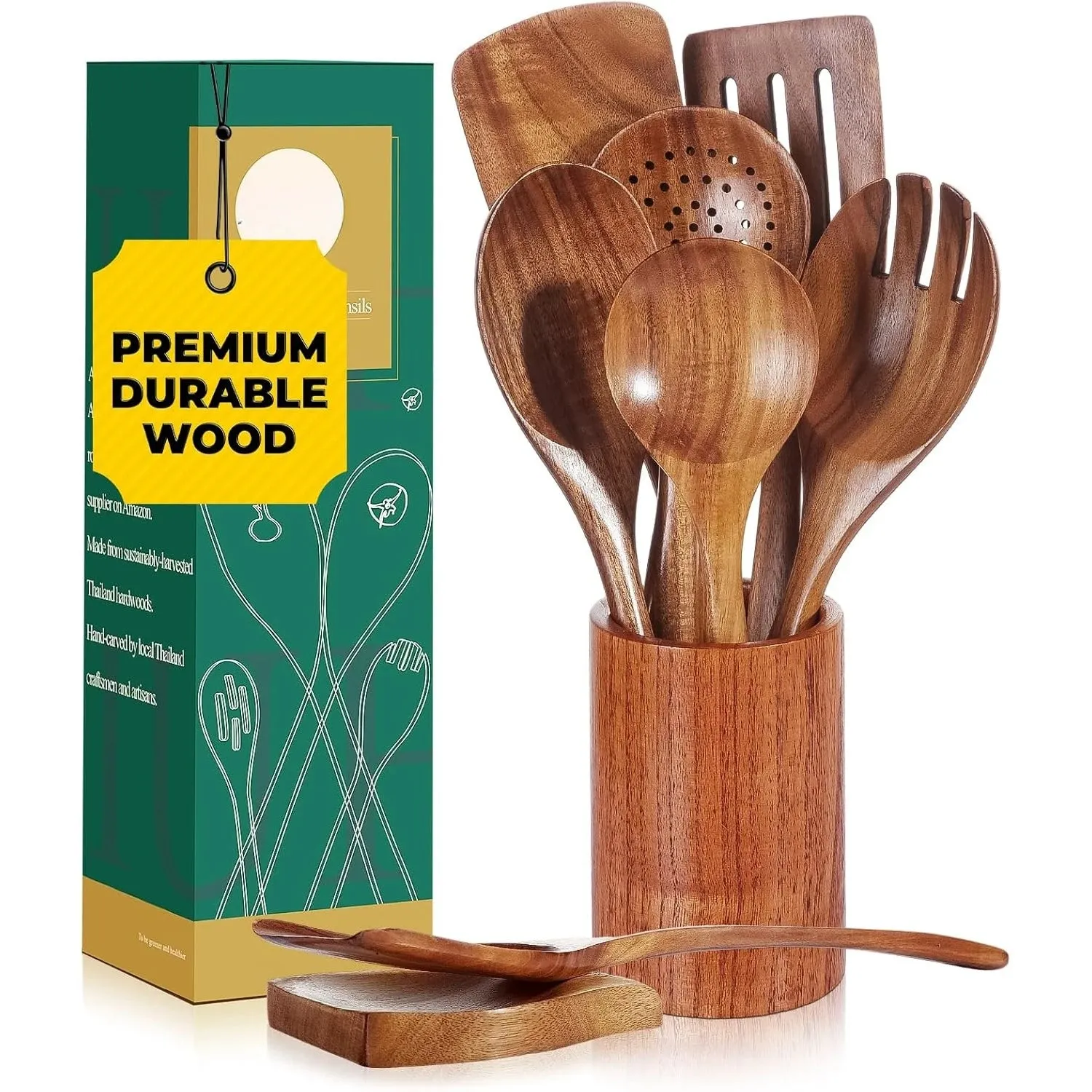 Nonstick Spatulas Wooden Safe Curated collection Best deal