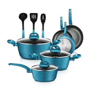 Nutrichef 12 piece Kitchen Set - Green