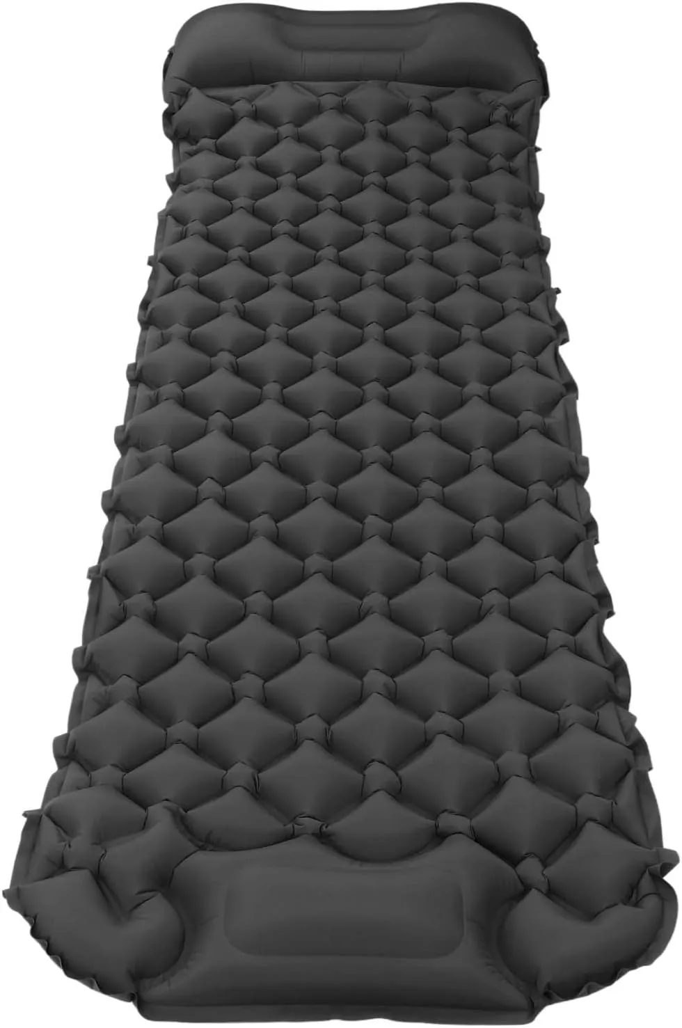OUKENS Camping Sleeping Pad, Ultralight Inflatable Sleeping Mat with Built in Pump Backpacking Camping Air Mattress for Outdoor,Beach Accessories (Dark Grey)
