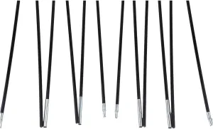 Outdoor 10ft Fiberglass Tent Poles, Conveniently Packable Support Rods Designed for Campers