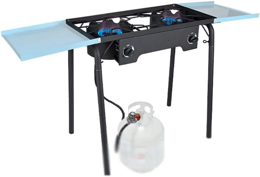 Outdoor Barbecue Grill With Storage Rack Barbecue Rack Outdoor Camping High-pressure Barbecue Stove