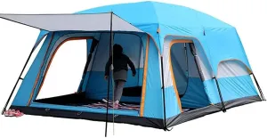 Outdoor Camping Tent 5-8 Person Large Family Tents for Camping Festival, Hiking Waterproof Tent 4 Season Tents Big Family Shelte