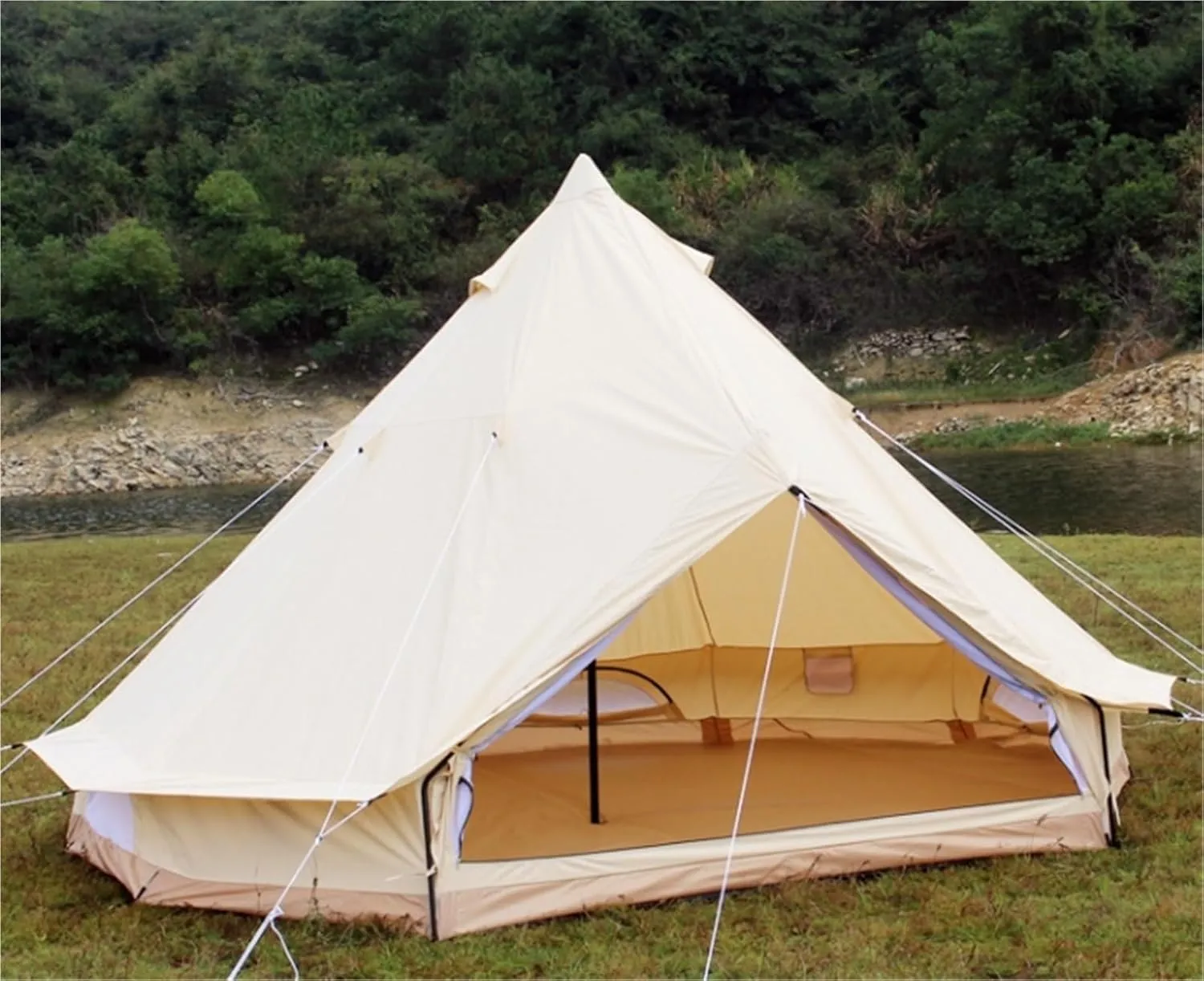 Outdoor Cotton Tent Camping Travel Camping Rainproof Windproof Tent