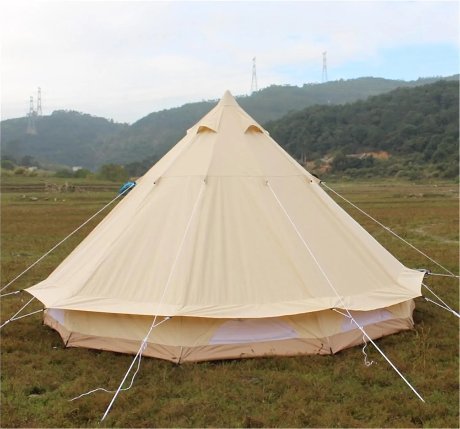 Outdoor Cotton Tent Camping Travel Camping Rainproof Windproof Tent