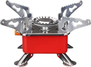 Outdoor Gas Small Square Stove Portable Folding Camping wascar Type Lotus Stove
