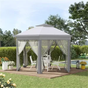 Outdoor Pavilion Tent Mosquito net BBQ shed Mosquito net Garden Courtyard Tent Party Tent