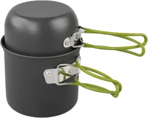 Outdoor Picnics Camping Pots with Folding Handle Nonstick Cooking Tableware for Hiking Picnics Fishing Mountaineering
