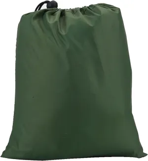 Outdoor Portable Lightweight Waterproof Rain Tarp Fly Tent Tarp Shelter for Outdoor Fishing Backpacking, Hiking Survival Gear Heptagonal (Blue) ﻿ (Green)