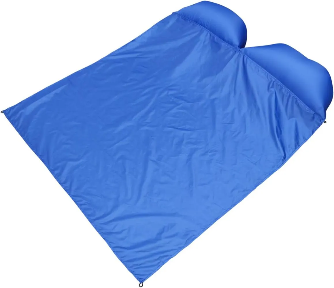 Outdoor Sleeping Pad Plaid Tent Mattress Double Camping Pad Inflatable Sleeping Pad for Camping Inflating Sleeping Mat Travel Pad Proof