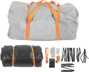 Outdoor Tent Spacious Double Layer Portable Big Tent for Camping Hiking Traveling Oxford Cloth Aluminum Pole PE Cloth 393.3oz