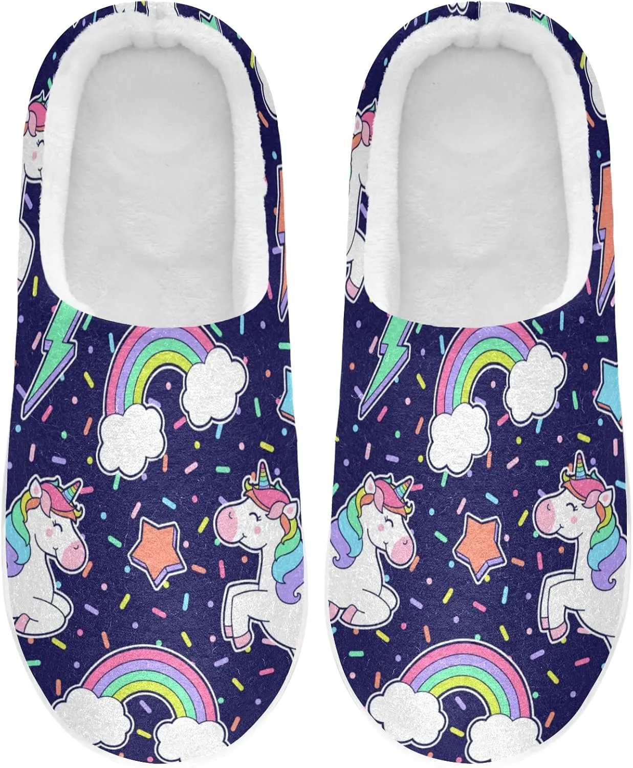Oyihfvs Unisex Memory Foam Warm Slippers Comfort Soft Casual Shoes for Indoor Outdoor S-XXXL