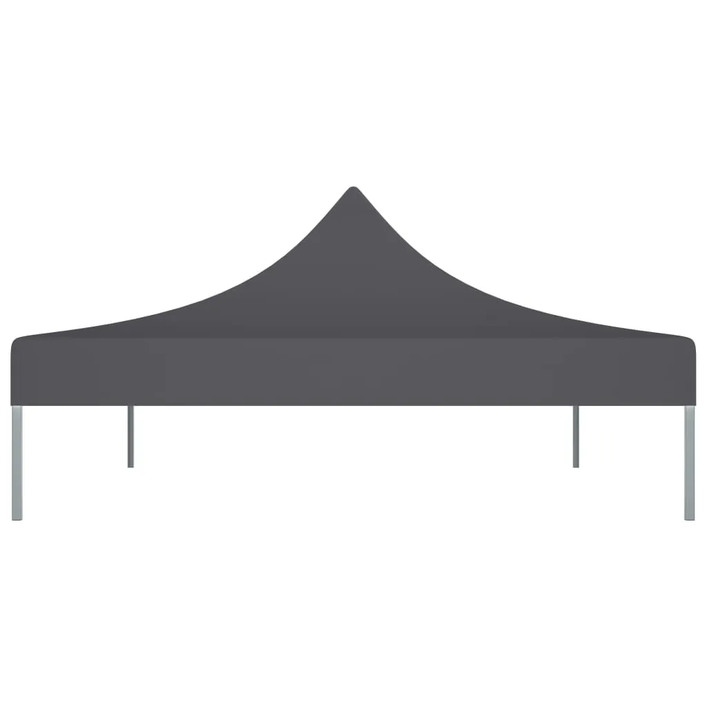 Party Tent Roof 4x3 m Anthracite 270 g/m²