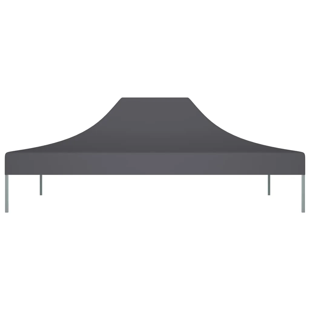 Party Tent Roof 4x3 m Anthracite 270 g/m²