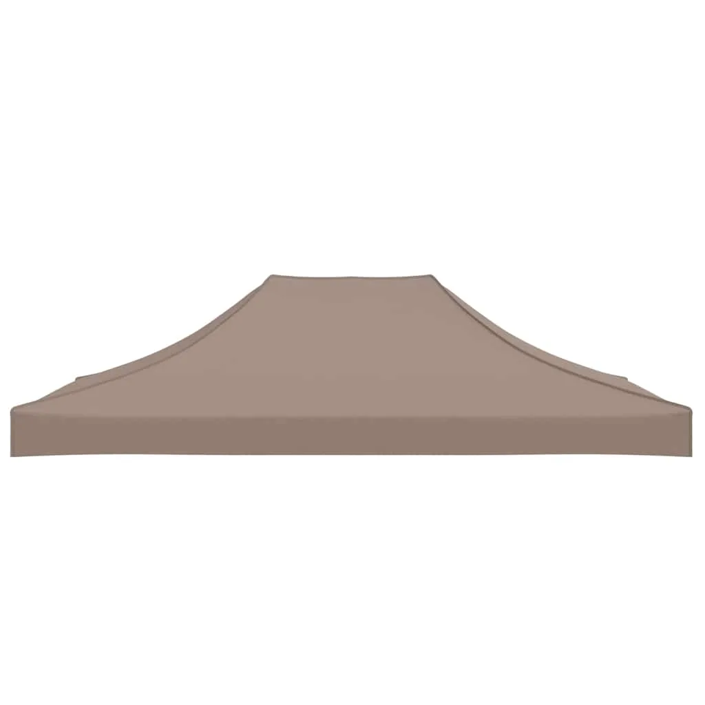 Party Tent Roof 4x3 m Taupe 270 g/m²
