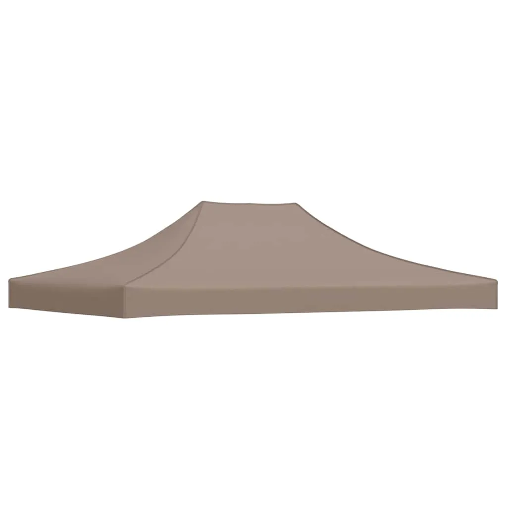 Party Tent Roof 4x3 m Taupe 270 g/m²