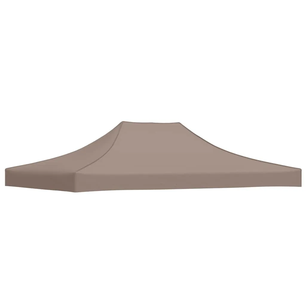 Party Tent Roof 4x3 m Taupe 270 g/m²