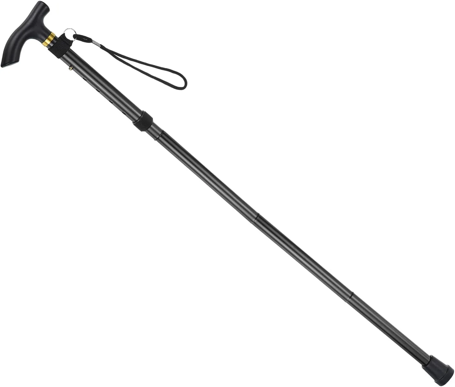 PATIKIL Trekking Poles, Collapsible Hiking Pole Telescopic Folding Cane Quick Lock Aluminum Alloy for Outdoor Hiking Walking Camping