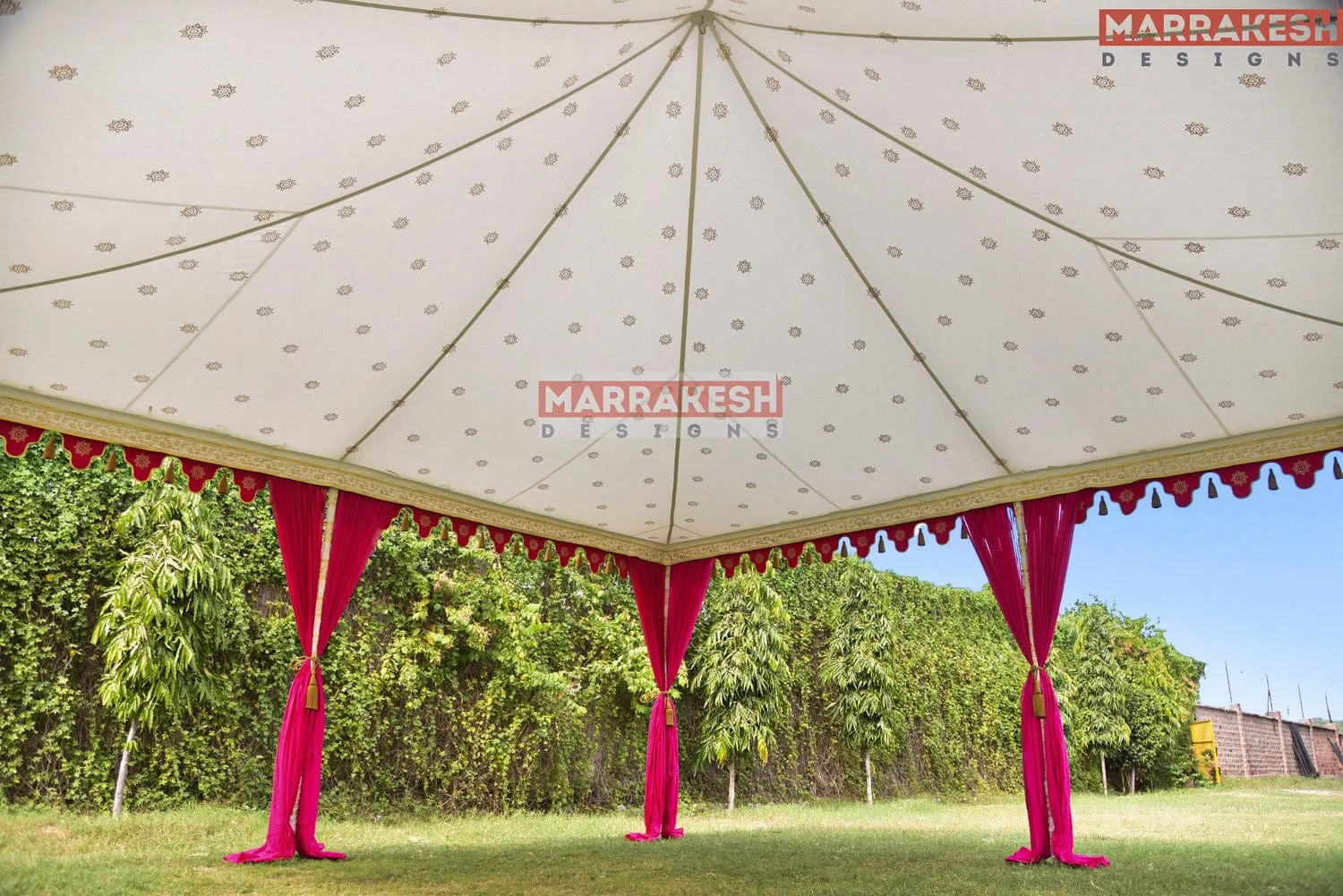 Pergola Fuchsia Tent Rental 20' x 20'