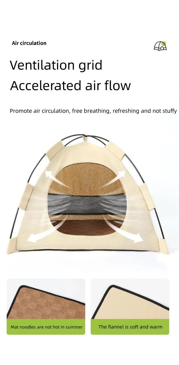 Pets, Cat Exclusive deal Shelter Price-conscious for Size: 40*40*37cm Small  House,Pet Outdoor and -Windproof Pink, Tent M Dustproof