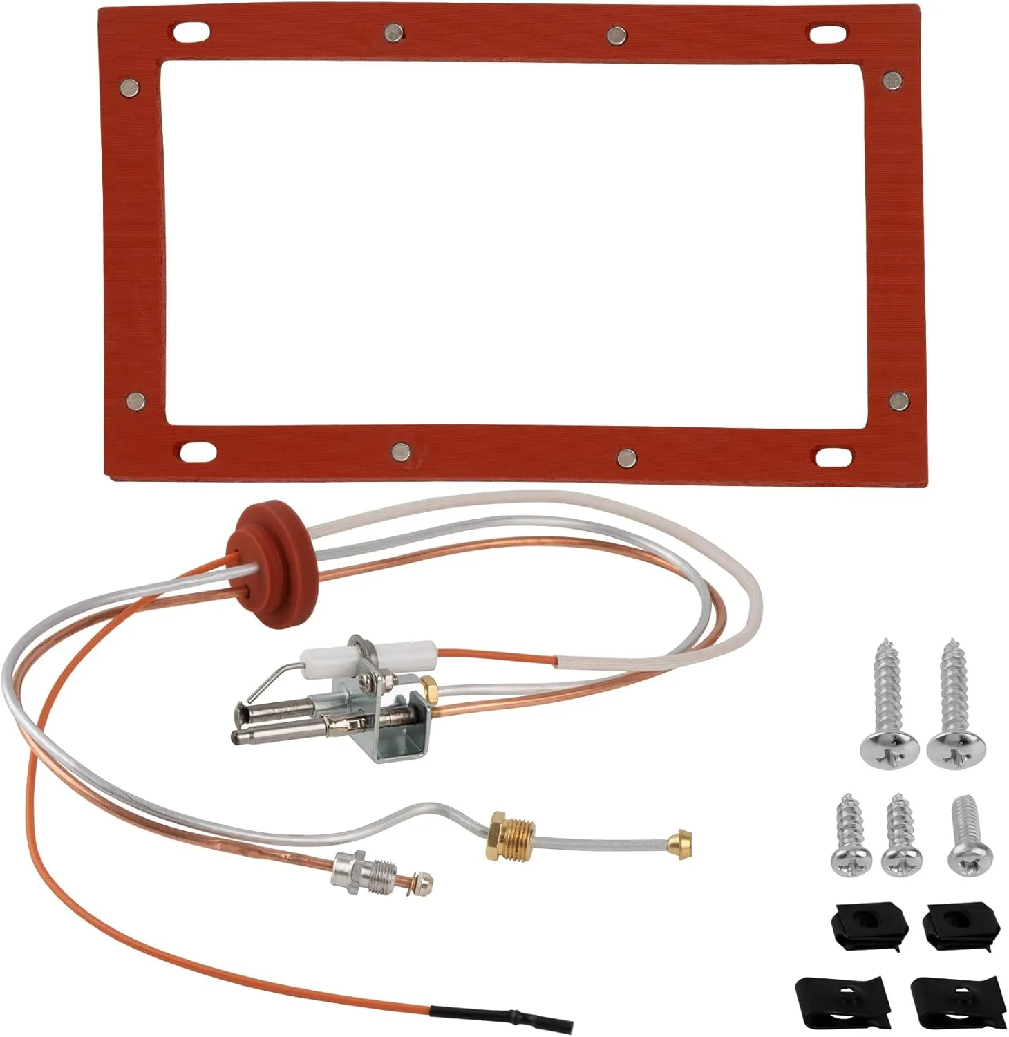 Pilot and Igniter Assembly Replacement Kit SP20075 SP20305A for Natural Gas Water Heater Compatible with Rheem, Protech, GE