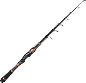 PLUSINNO Fishing Rod and Reel Combos, Bronze Warrior Toray 24-Ton Carbon Matrix Telescopic Fishing Rod Pole, 12  1 Shielded Bearings Stainless Steel BB Spinning Reel, Travel Freshwater Fishing Gear