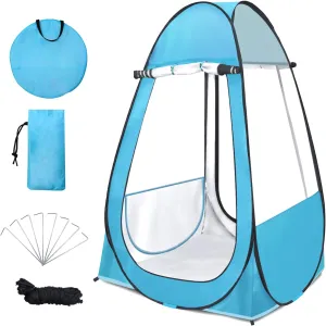 Pop Up Tent, Clear Outdoor Tents Sports Fishing, Rainproof and Windproof Beach Camping, Lightweight and Sturdy, Easy Set Up, UPF 50  Portable Folding 39" x 64"