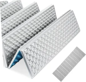 POPETPOP Folding Camping Mat Insulated Foam Sleeping Pad Lightweight Egg Crate Design for Outdoor Activities Camping Picnics and Beach Trips