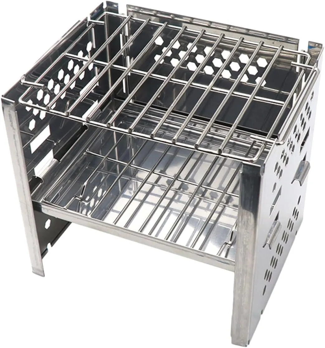 POPETPOP Grill for Outdoor Cooking Bbq Grill Charcoal Camping Barbecue Garden Barbecue Stove Bbq Stove for Outdoor
