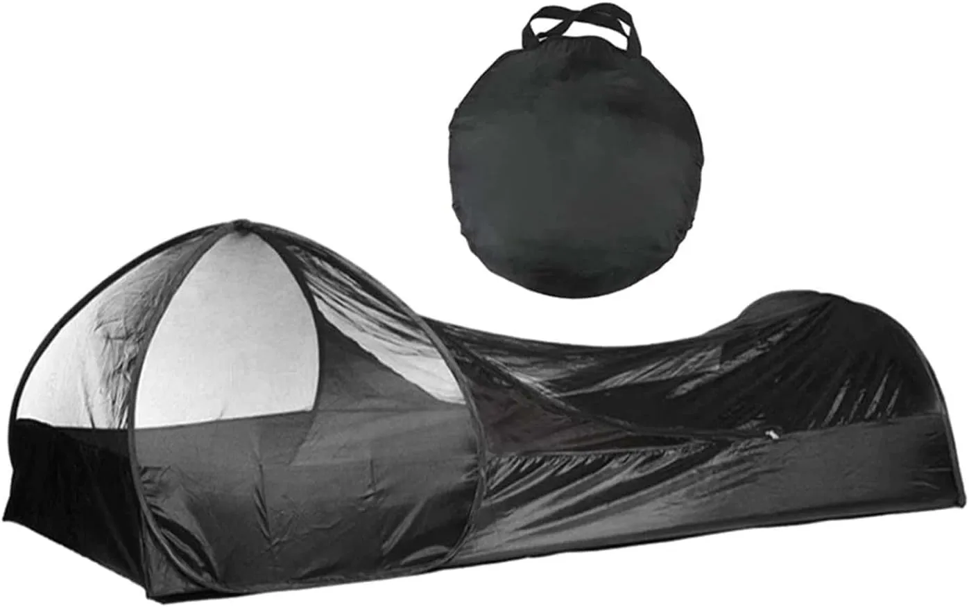 Popup Bivy Tent Personal Tent with Storage Bag Compact Windproof Foldable Polyester Cloth for Sports Hiking Camping Trekking