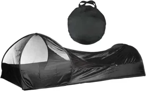 Popup Bivy Tent Personal Tent with Storage Bag Compact Windproof Foldable Polyester Cloth for Sports Hiking Camping Trekking