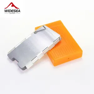 Portable  9 Plates Stove Wind Shield  Folding Outdoor Picnic BBQ Gas Stove Camping Screen Wind Guard Cookware Free Shipping