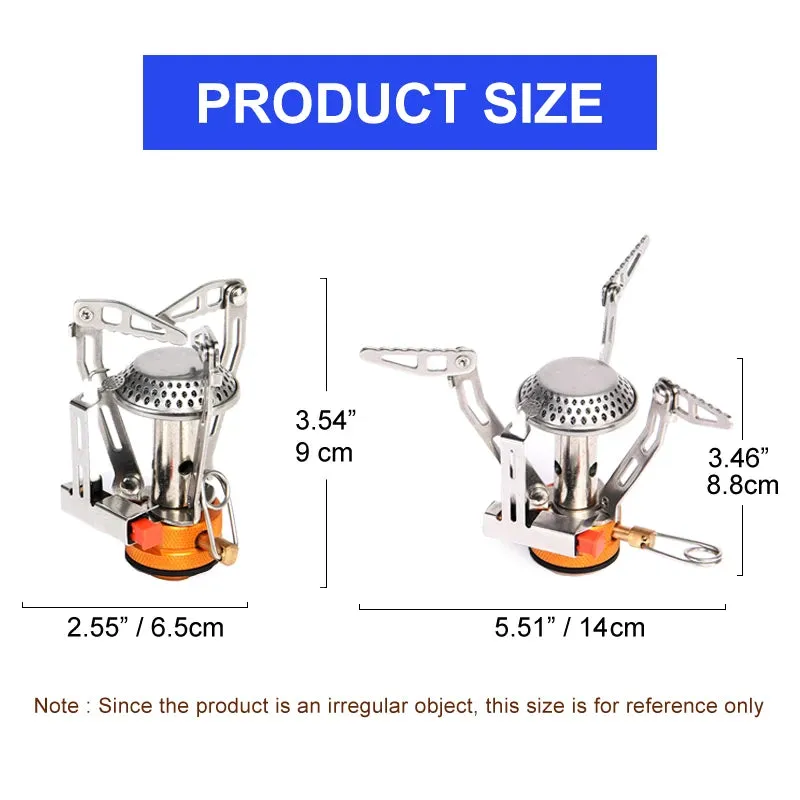 Portable Camping Cookware and Stove Set