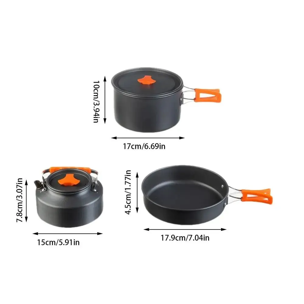 Portable Camping Cookware Set - Complete Outdoor Cooking Kit