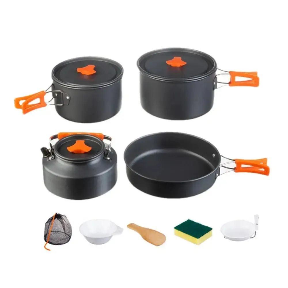Portable Camping Cookware Set - Complete Outdoor Cooking Kit
