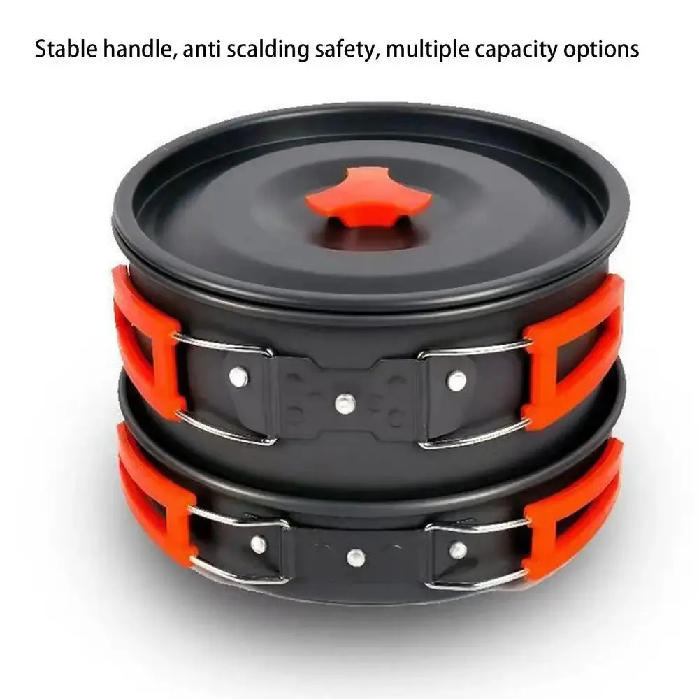 Portable Camping Cookware Set - Complete Outdoor Cooking Kit