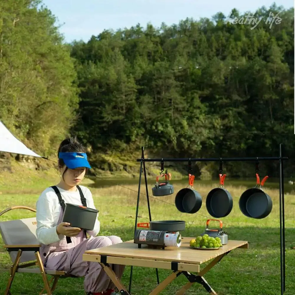 Portable Camping Cookware Set - Complete Outdoor Cooking Kit